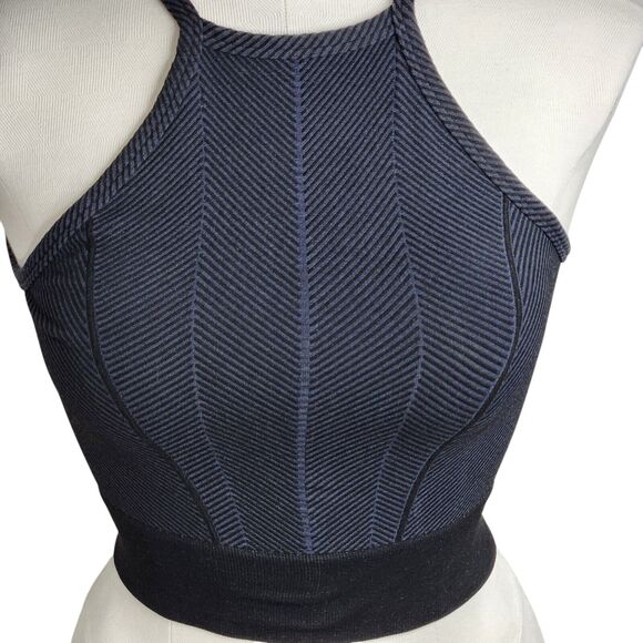 Free People FP Movement Womens Size XS/S Sports Bra Tank Washed‎ Navy Blue - Picture 1 of 6